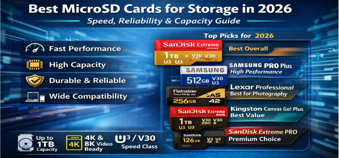Best MicroSD Cards for Storage