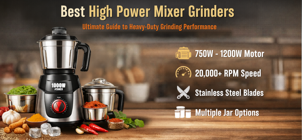 Best High Power Mixer Grinders
