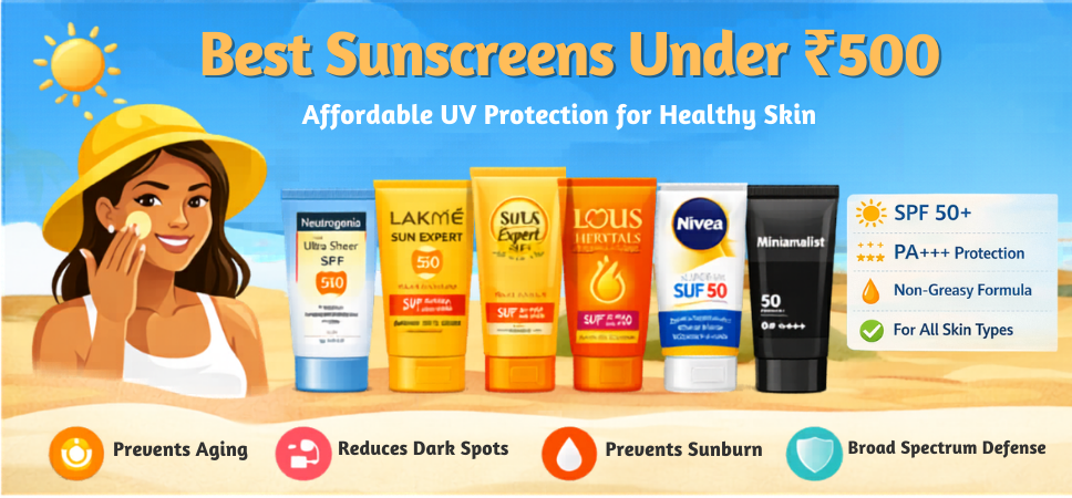 Best Sunscreens Under ₹500