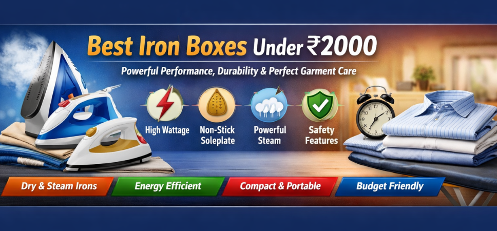 Best Iron Boxes Under ₹2000