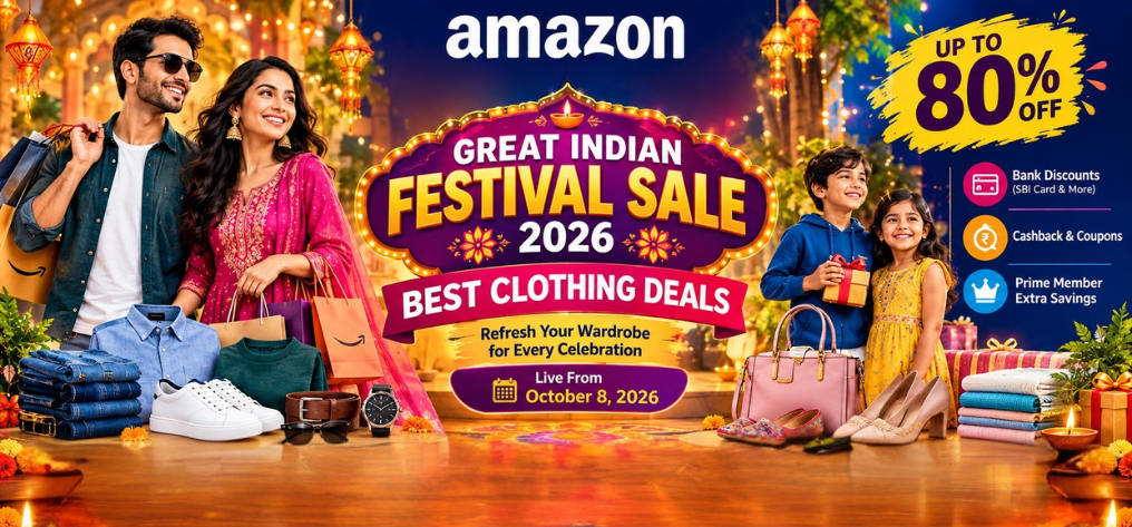 Best clothing offers on Amazon festive sale