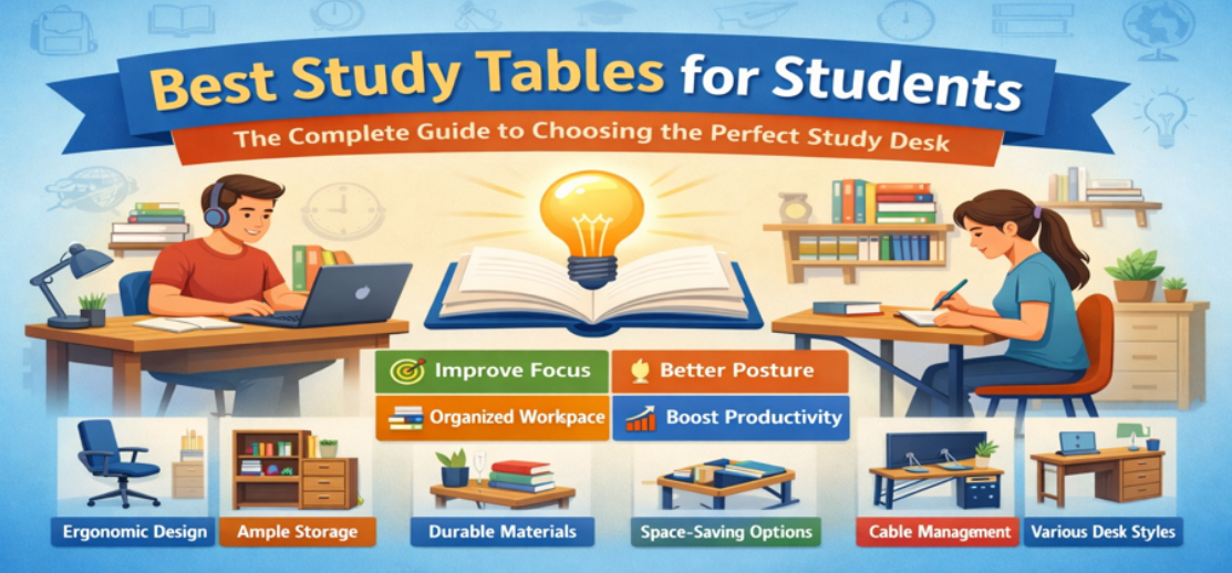 Best Study Tables for Students