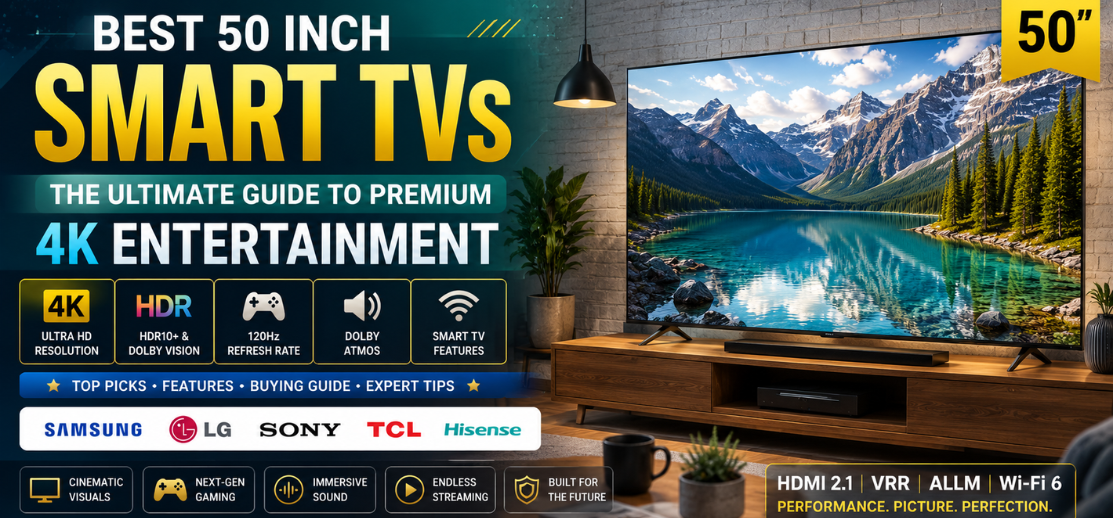 Best 50 Inch Smart TVs