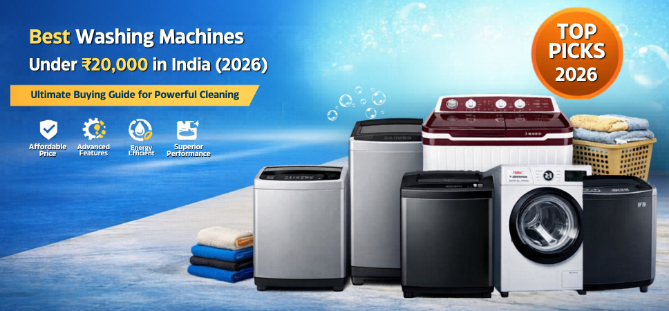 Best Washing Machines Under ₹20,000