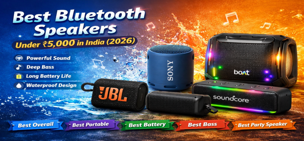 Best Bluetooth Speakers Under ₹5,000