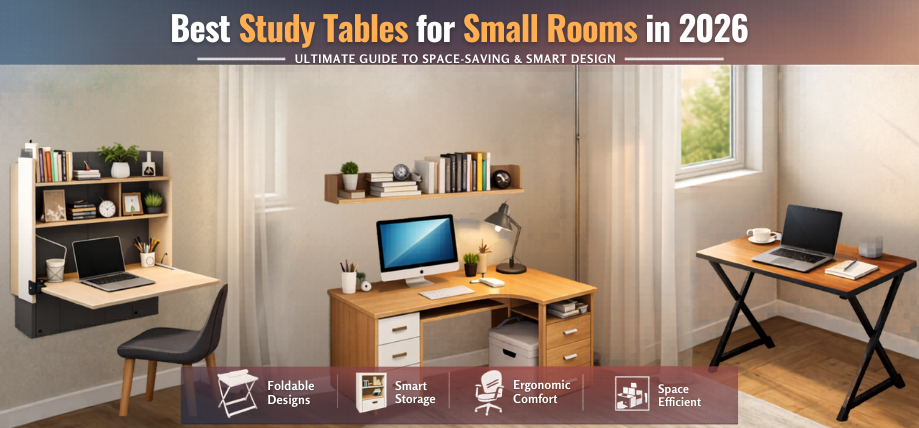 Best Study Tables for Small Rooms