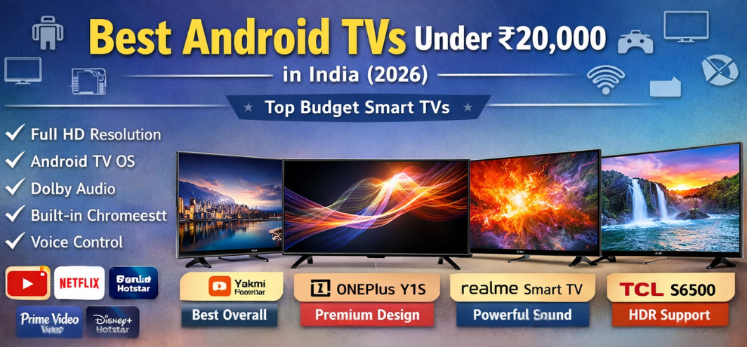 Best Android TVs Under ₹20,000
