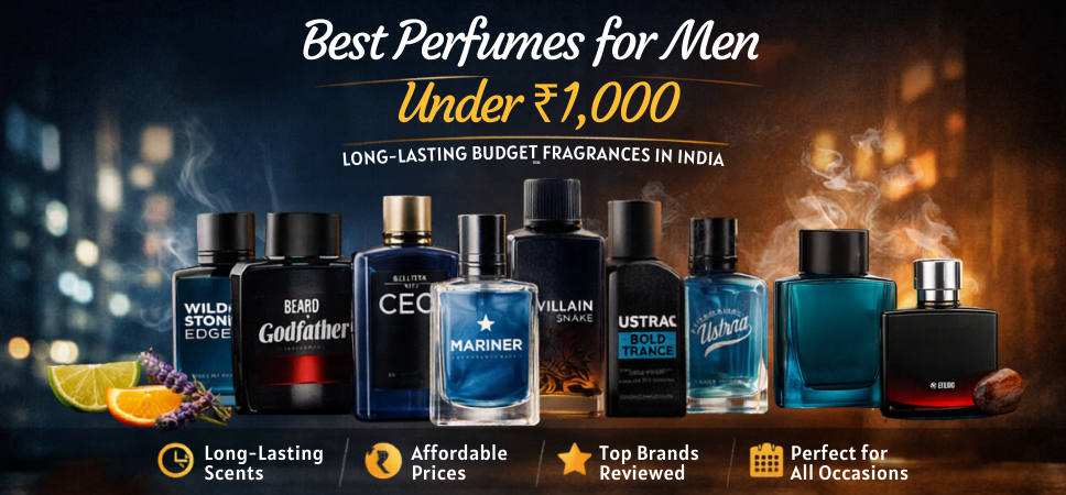 Best Perfumes for Men Under ₹1,000 | Roobai.com
