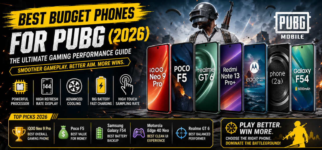 Best Budget Phones for PUBG