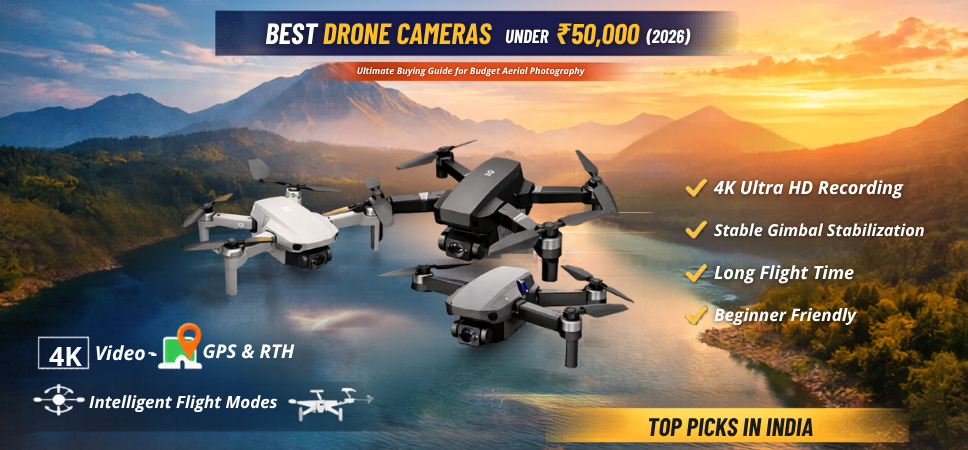 Best Drone Cameras Under ₹50,000