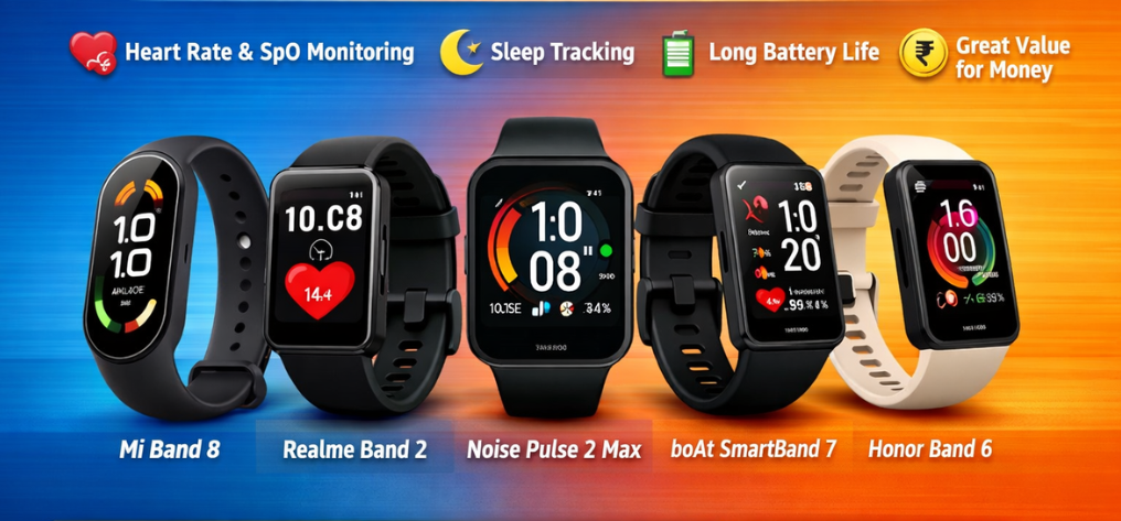 Best Fitness Bands Under 3,000