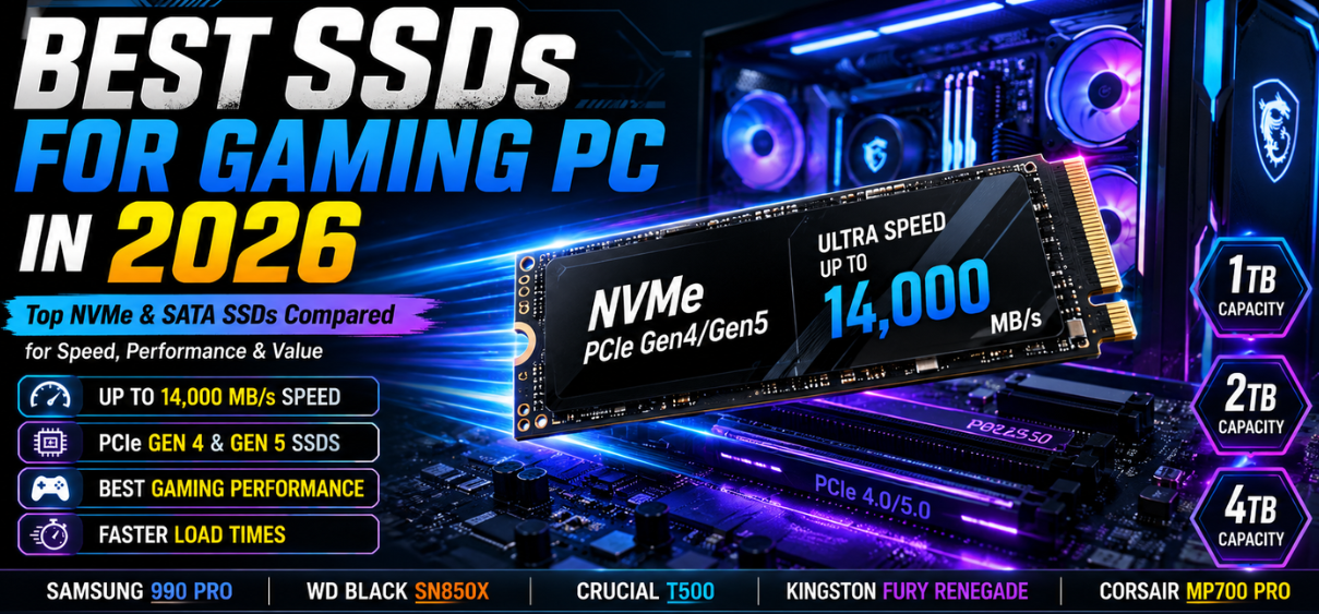 Best SSDs for Gaming PC