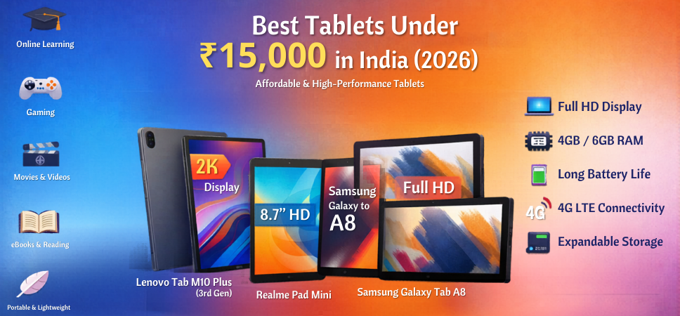 Best Tablets Under â¹15,000
