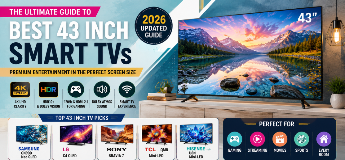 Best 43 Inch Smart TVs