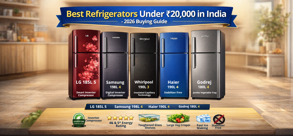Best Refrigerators Under ₹20,000