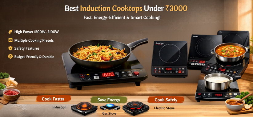 Best Induction Cooktops Under ₹3000