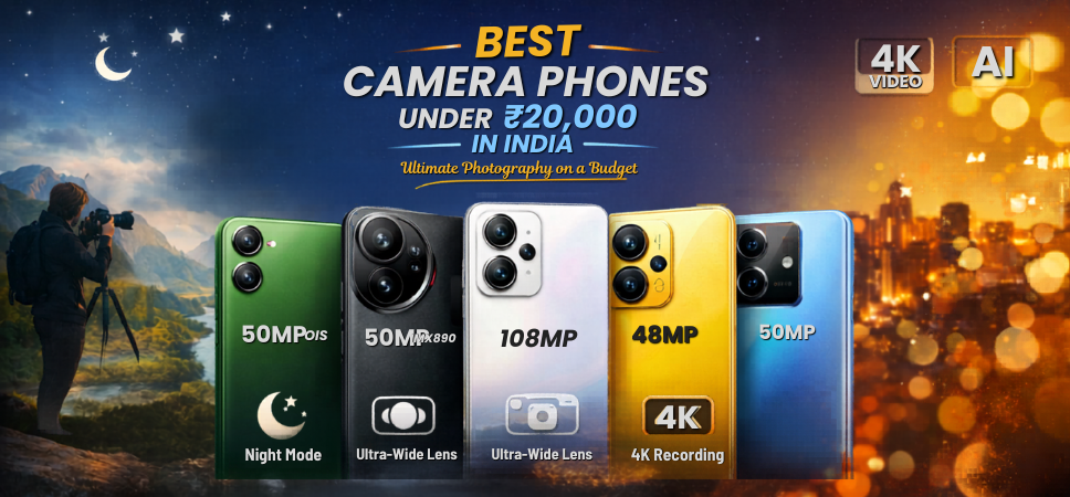 Best Camera Phones Under ₹20,000
