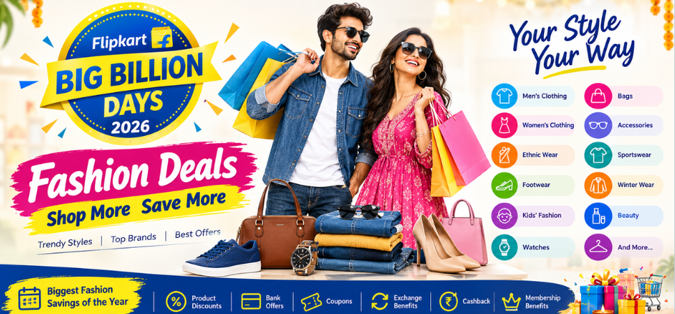 Best Fashion Deals in Flipkart Big Billion Days 2026