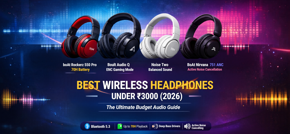 Best Wireless Headphones Under ₹3000