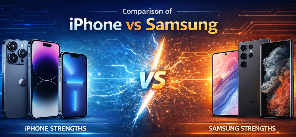 Product Comparison: iPhone vs Samsung