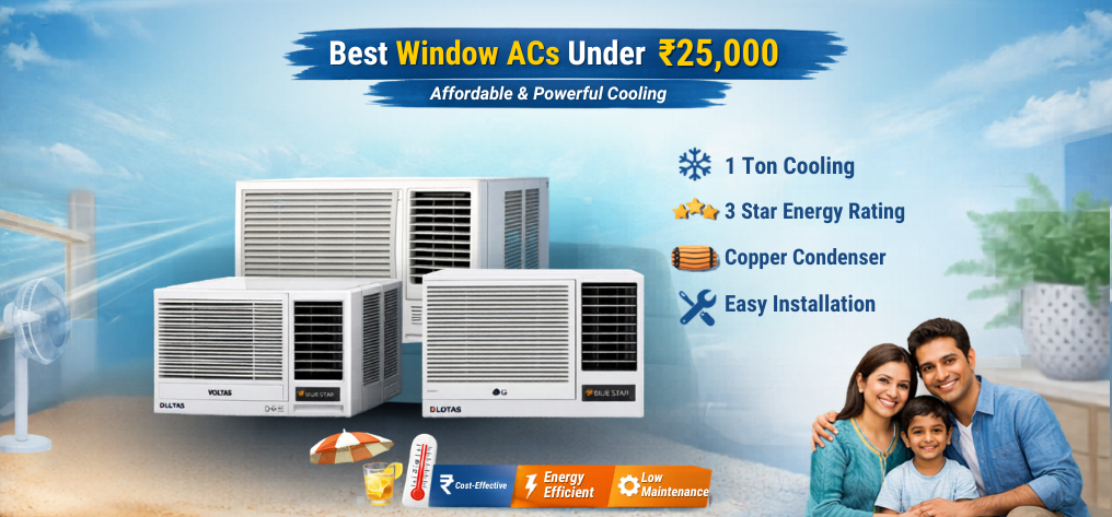 Best Window ACs Under ₹25,000