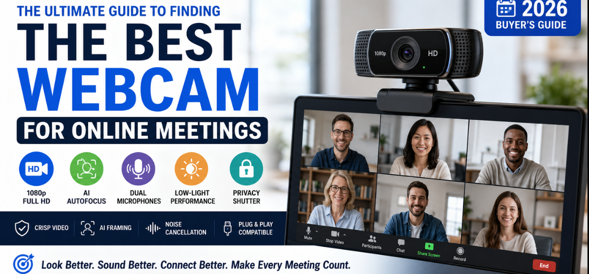 Webcam for Online Meetings