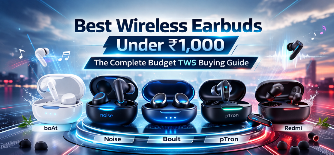 Best Wireless Earbuds Under 1,000