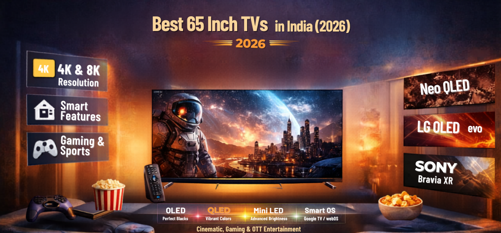 Best 65 Inch TVs in India